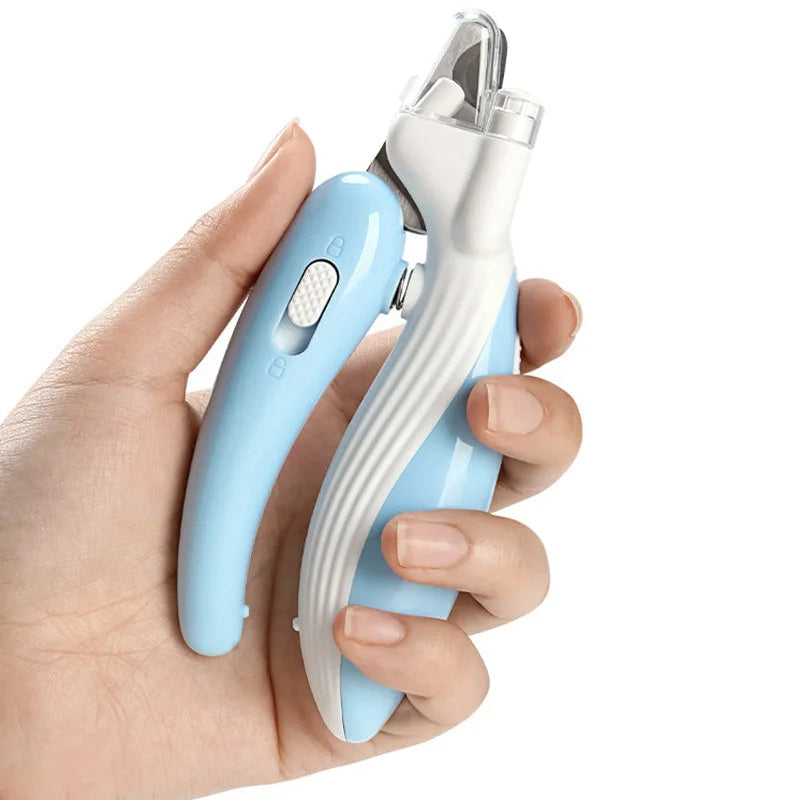 Safe Electric Dog Nail Clippers – LED Pet Nail Grinder for Cats & Dogs Grooming
