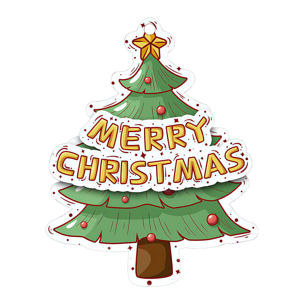 Christmas Hanging Car Ornament – Holiday Decor Pendant for Car & Home