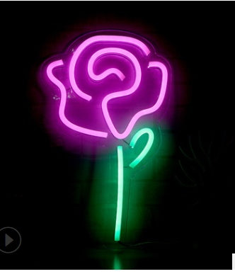 Aesthetic LED Neon Light Acrylic Back Panel – Room Decor Lamp for Bedroom & Gifts