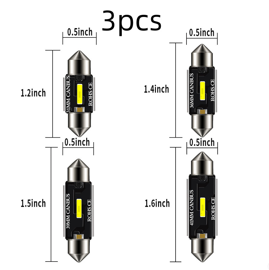 Car Interior LED Reading Light – USB Adjustable Clip Auto Night Lamp