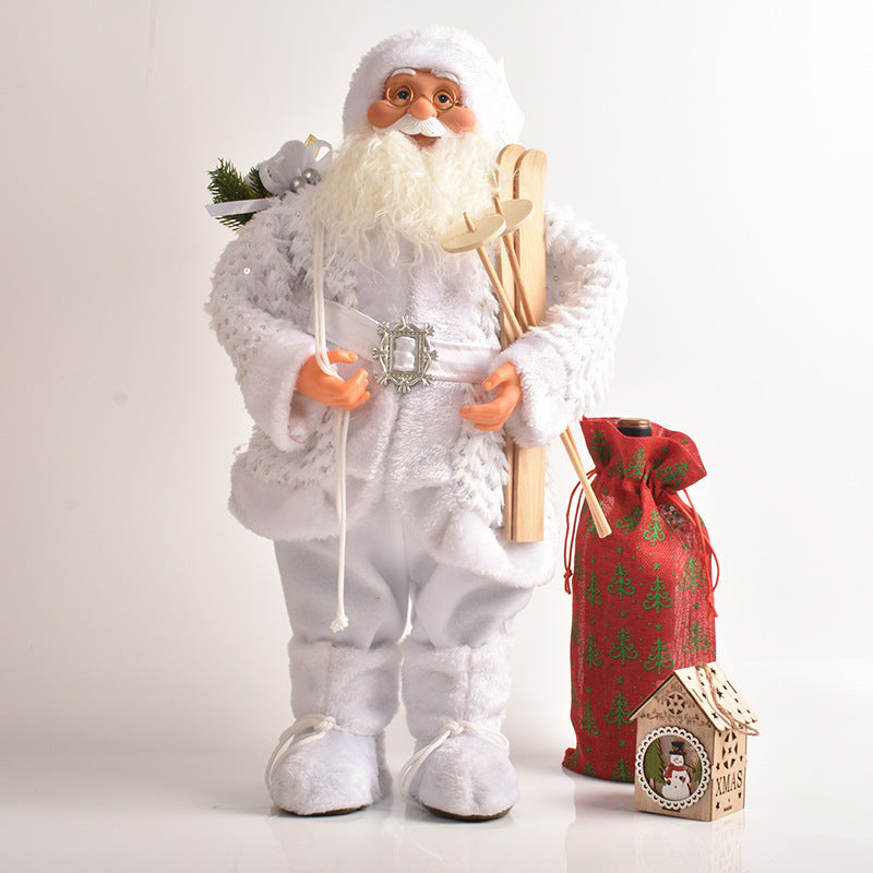 Christmas Doll Ornament – Navidad Noel Decor, Cute Holiday Figurine