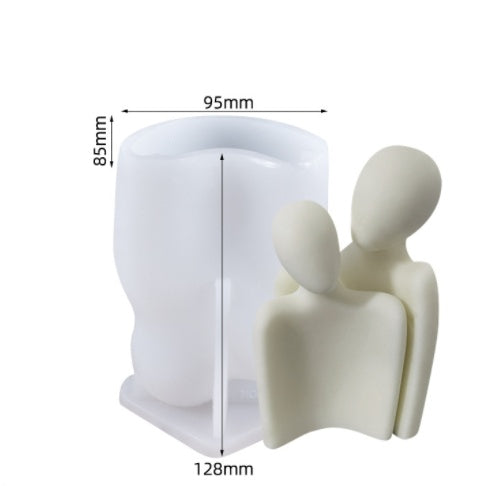 Scented Candle Silicone Mold – DIY Candle Holder Making Tool for Home Decor & Crafts