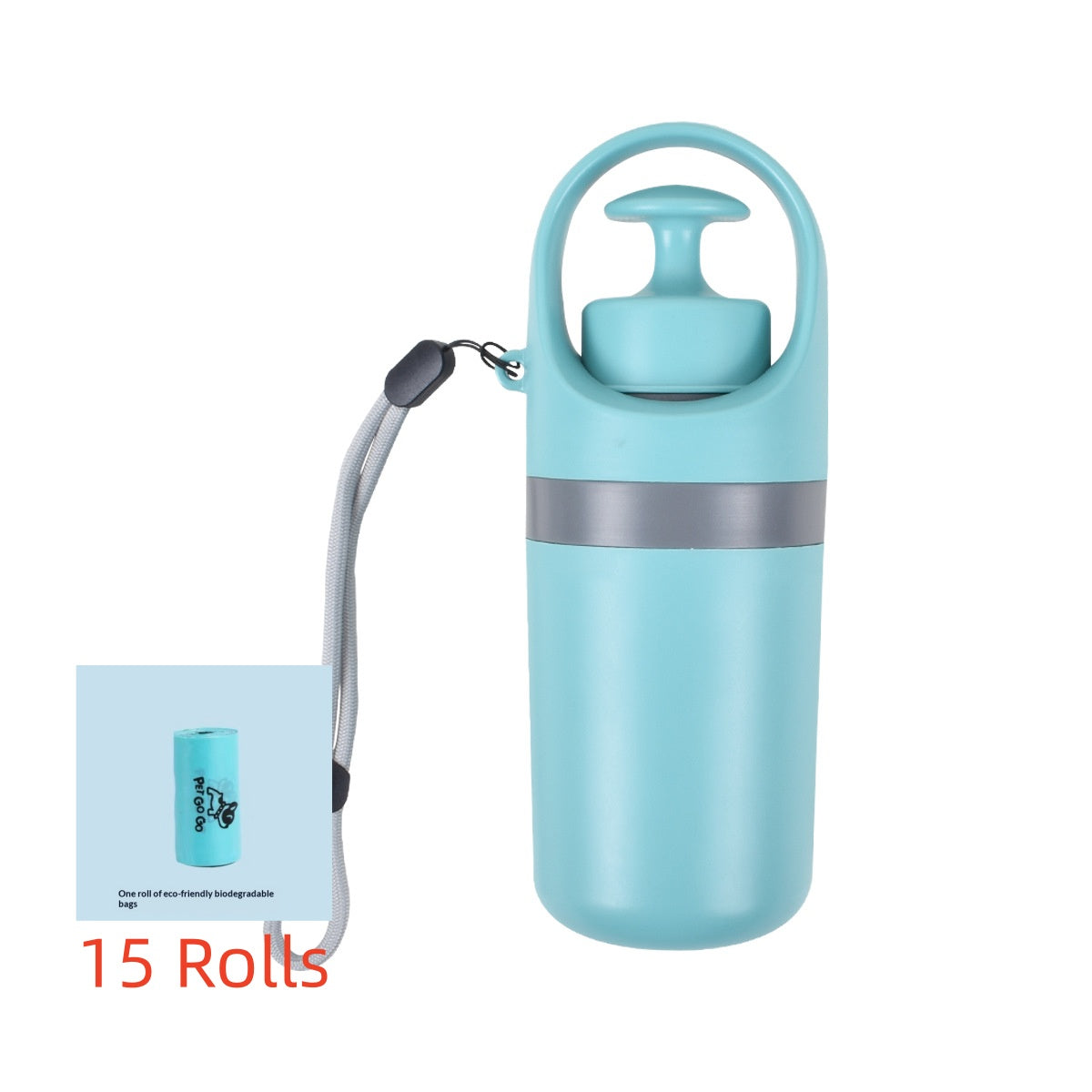 Portable Dog Pooper Scooper with Bag Dispenser – Lightweight