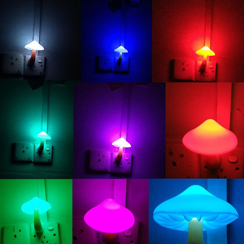 Mushroom LED Night Light – Automatic Sensor Indoor Decoration Lamp