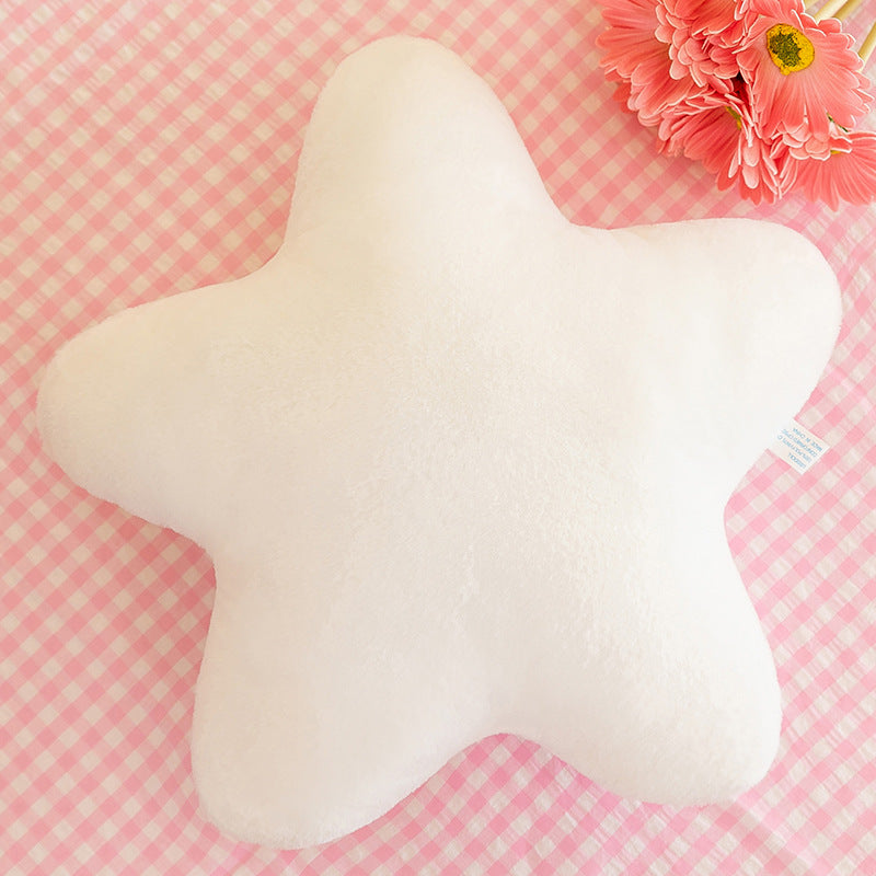 Aesthetic Star Plush Pillow – Cute Soft Cushion for Sofa, Bed & Cozy Room Styling