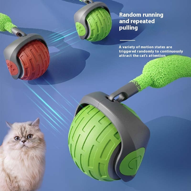 Interactive Rolling Cat Toy – Electric Smart Ball for Active Cats