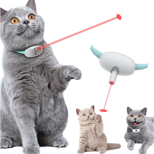 Automatic Cat Laser Toy – Interactive Smart Collar Toy for Indoor Cats