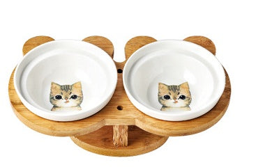 Eco-Friendly Ceramic Cat Bowl – Safe Durable No Spill Pet Dish