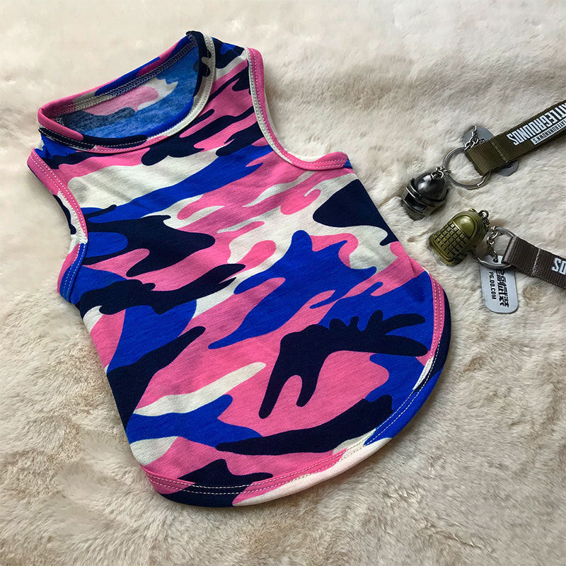 Pet Summer T-Shirt Breathable Dog Cat Clothing Cute Fashion Outfit Lightweight Pet Apparel