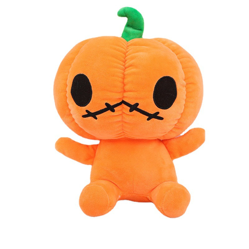 Halloween Plush Pumpkin Doll – Soft Holiday Stuffed Toy for Kids & Home Decor