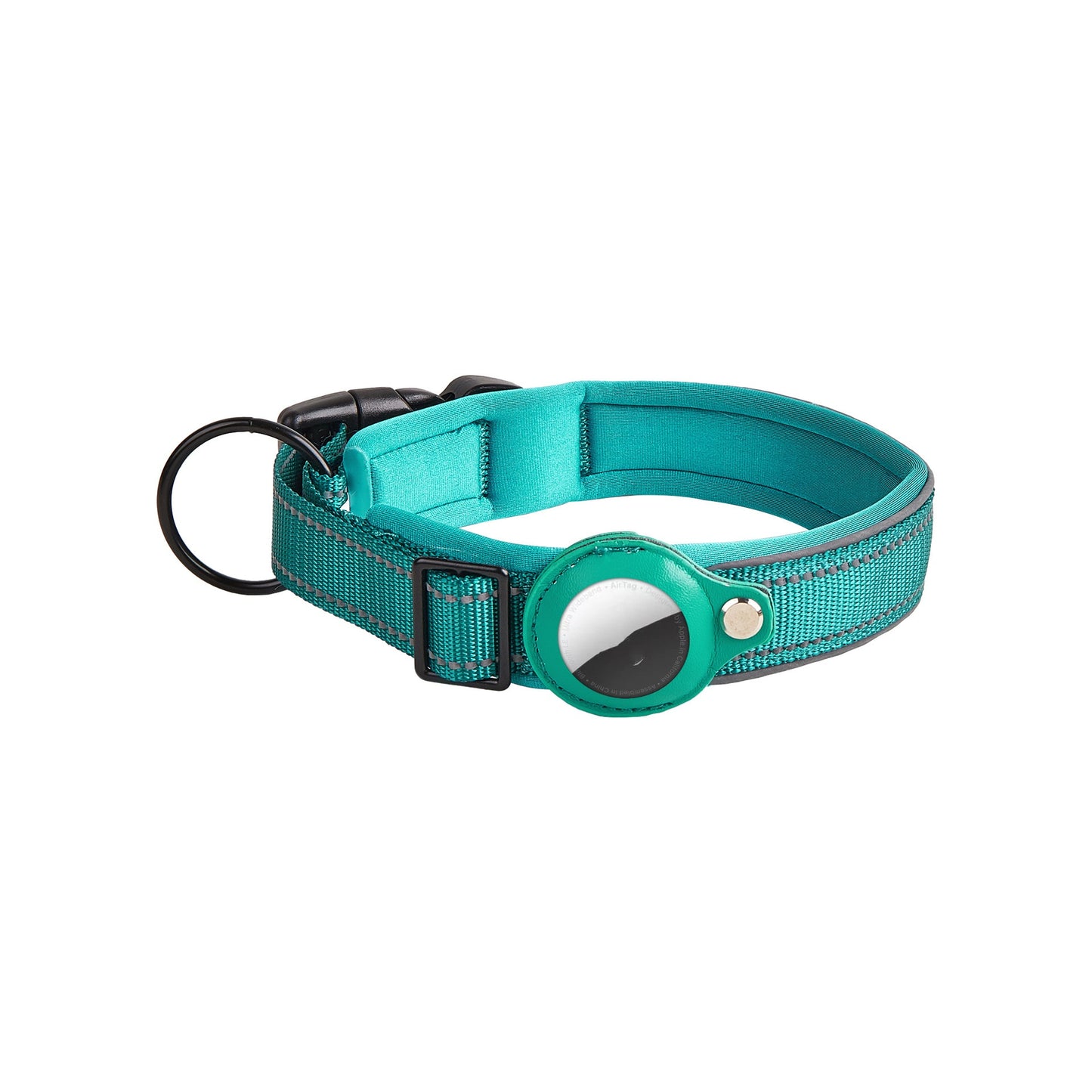 Pet AirTag Holder Collar Leather – Anti-Lost GPS Tracker for Dogs & Cats