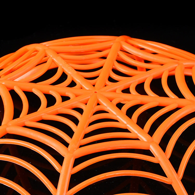 Halloween Spider Web Candy Dish Tray | Fruit Plate Snack Bowl Party Home Decoration