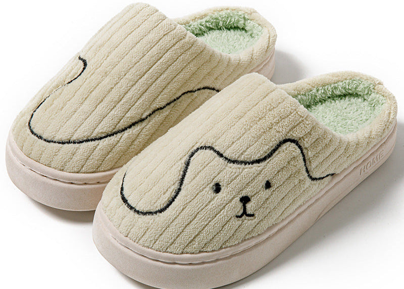 Plush Cat House Slippers – Non-Slip Indoor Footwear