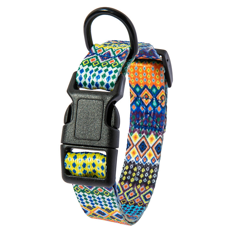 Heavy Duty Dog Collar and Leash Set Pet Walking Control Training Collar Lead