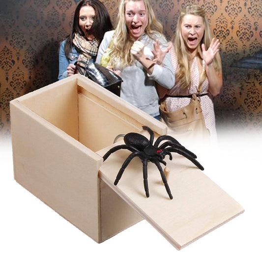 Spider Prank Scare Box – Funny Novelty Toy for Kids, Teens & Adults