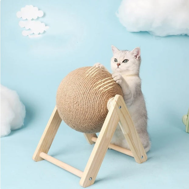 Cat Climbing Frame Scratching Post Tower – Heavy Duty Pet Furniture Protector