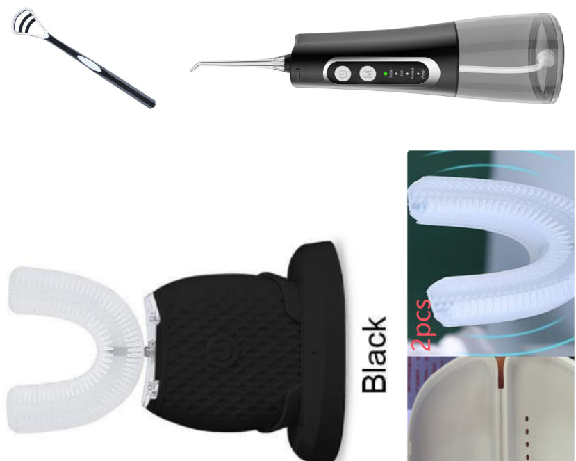 Hands-Free Electric Toothbrush – 360° U-Shape Cleaner for Whiter Teeth