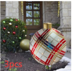 Large Christmas Decoration Balls for Festive Outdoor Displays