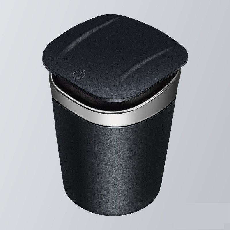 Portable Metal Car Ashtray with Light – LED Smokeless Auto Ash Holder | Car Accessories
