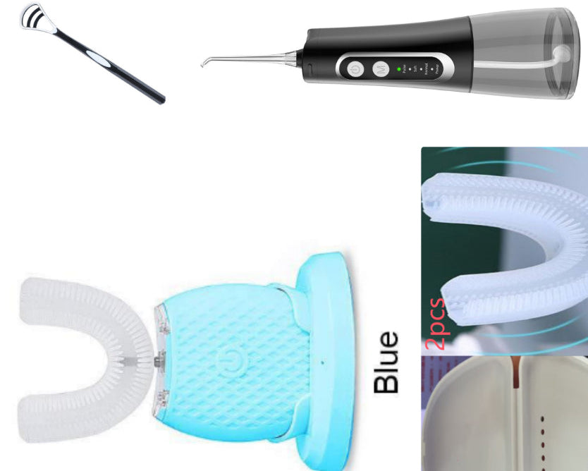 Hands-Free Electric Toothbrush – 360° U-Shape Cleaner for Whiter Teeth