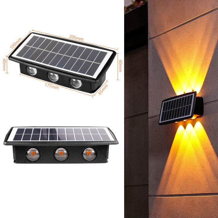 High Power Solar Wall Light – Waterproof Motion Sensor LED for Outdoor Security Lighting