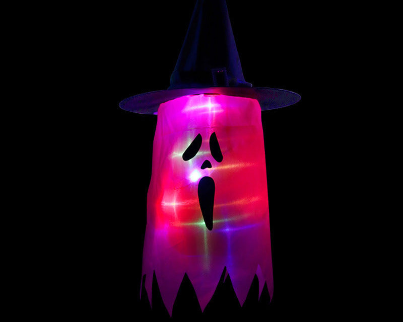 Halloween Ghost String Lights Lantern Decoration – Spooky Cloth Art LED
