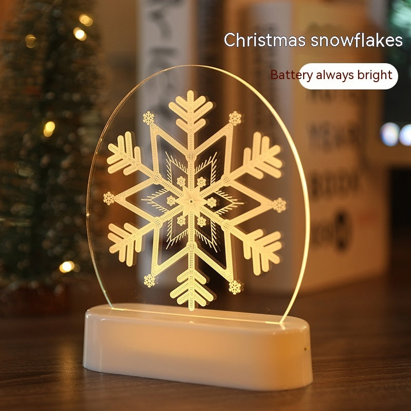 Christmas Atmosphere Night Light – LED Decorative Holiday Home Glow Lamp