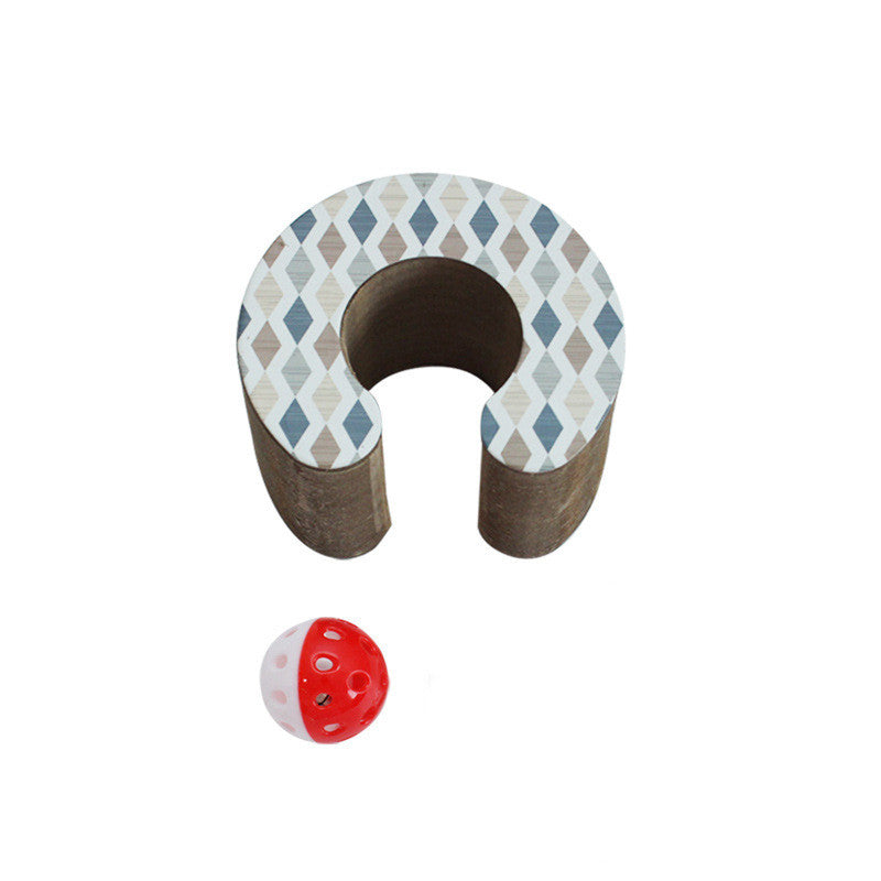 Portable Cat Scratching Board – Foldable Corrugated Scratcher