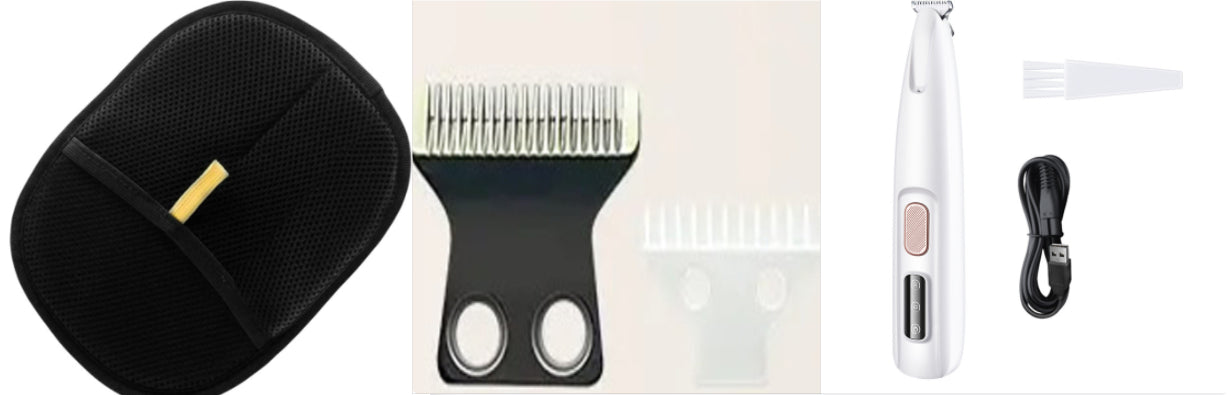 Waterproof Pet Paw Trimmer LED – Dog Hair Clipper for Safe & Easy Home Grooming