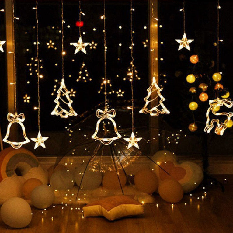 Holiday Christmas Pendant LED Night Light – Elegant Festive Hanging Decor Lamp