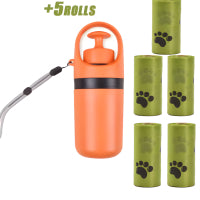 Portable Dog Pooper Scooper with Bag Dispenser – Lightweight