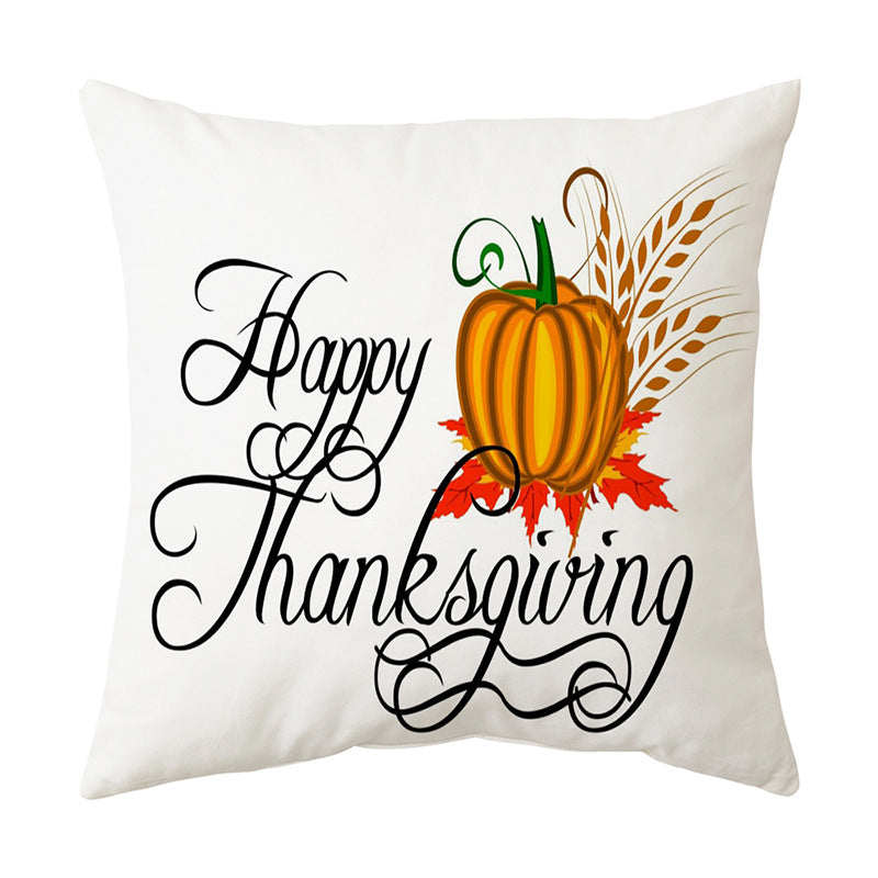 Cozy Thanksgiving Sofa Cushion Cover