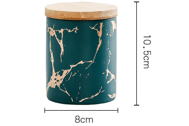 Ceramic Food Storage Jar – Airtight Kitchen Container for Coffee, Tea & Snacks