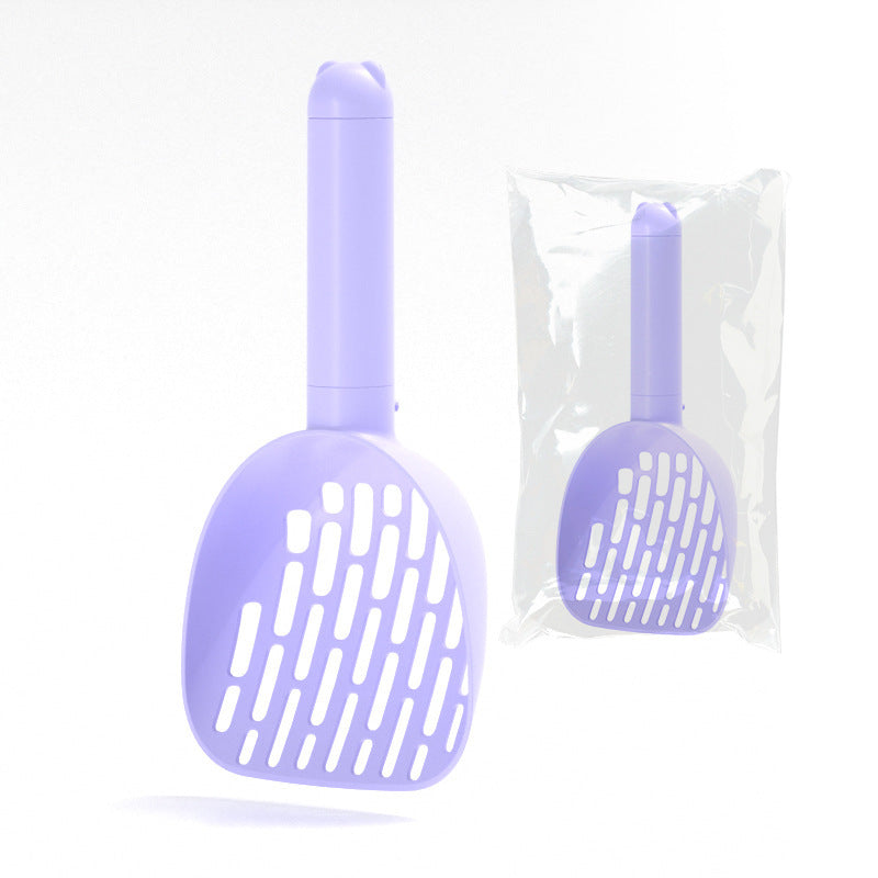 Pet Litter Scoop Tool – Easy Clean Cat Poop Scooper with Holder