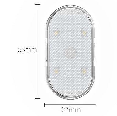 Touch Sensor LED Car Light USB Rechargeable – Mini Interior Reading Lamp for Cars & Travel