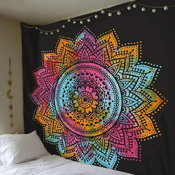 Boho Beach Blanket Tapestry – Wall Hanging Decor for Bedroom, Dorm & Living Room