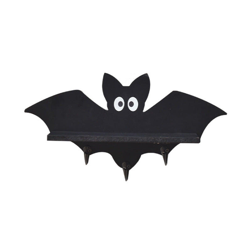 Wooden Wall Shelf – Cartoon Floating Shelf for Home Decor