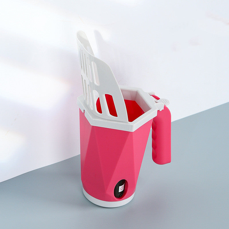 Easy Clean Cat Litter Scoop Self Cleaning Kitty Poop Scooper Pet Sand Box Cleaning Tool