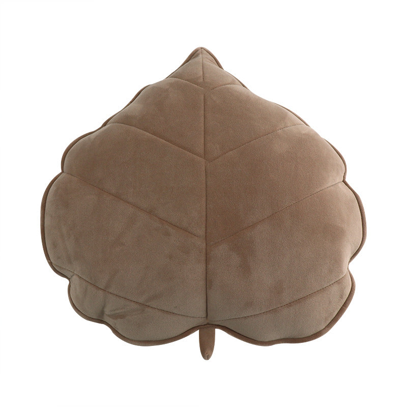Stylish Heart Leaf Throw Cushion – Sofa Bed Pillow for Modern Home & Kids Room Decor