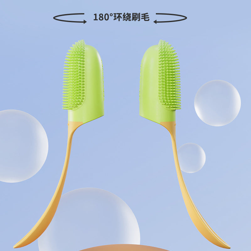 Dog Finger Toothbrush – Pet Dental Care Brush for Dogs & Cats