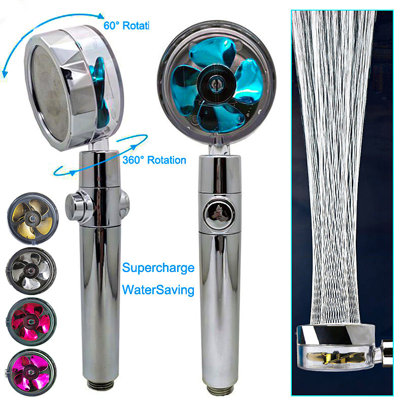 Luxury Rotating Shower Head – High Pressure, Water-Saving, Bathroom Upgrade