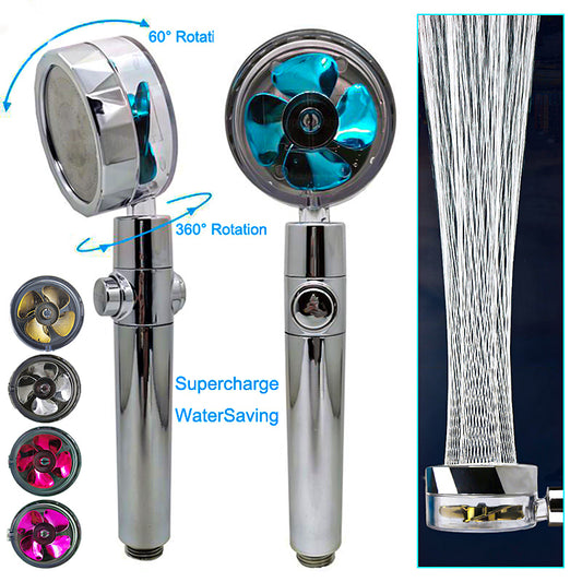 Luxury Rotating Shower Head – High Pressure, Water-Saving, Bathroom Upgrade