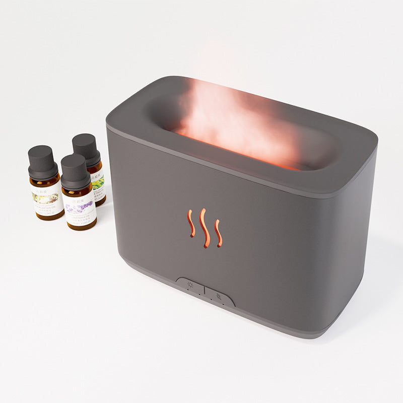Flame Effect Air Humidifier – Essential Oil Diffuser for Better Sleep & Home Comfort