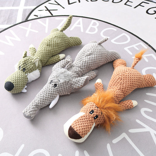 Plush Squeaky Dog Toy – Cute Chew Toy for Small Dogs & Puppies