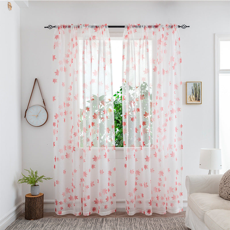 Minimalist Mesh Sheer Curtains – Light Transmission Bedroom Window Drapes for Cozy Living Space