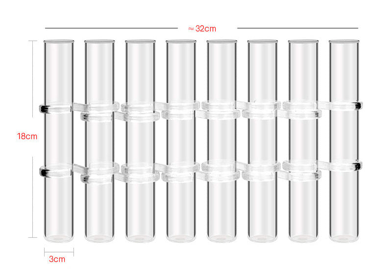 Hydroponic Glass Vase Test Tube Planter – Modern Plant Holder for Home, Wedding & Desk Decor