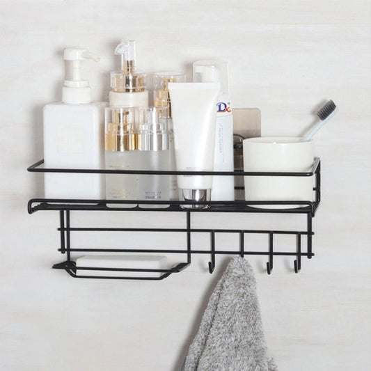 Wall Mounted Bathroom Rack – No Drill Storage Organizer for Shower & Space Saving