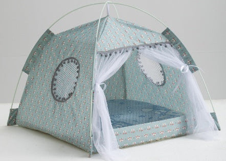 Cat Tent Cat Cat House Enclosed Pet Bed