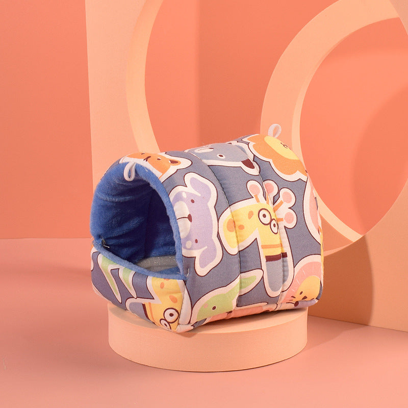 Breathable Hamster Bed Cotton Nest Soft Warm Small Pet Sleeping House