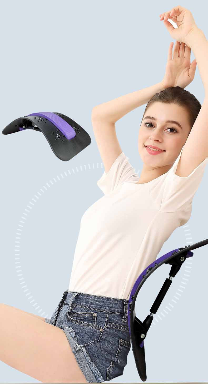 Lumbar Massage Stretcher for Home Therapy & Relaxation